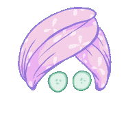 lucatoth beauty green sleepy eye Sticker