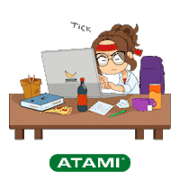 Working Work From Home Sticker by ATAMI
