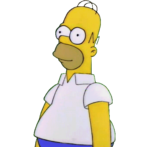 The Simpsons Smile Sticker