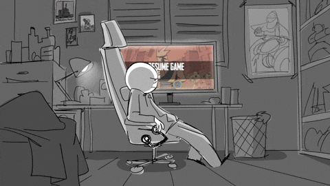 Game Over Sigh GIF by CC0 Studios