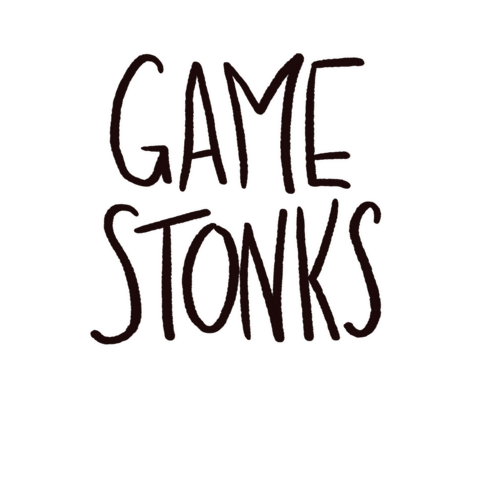 notmanywords video games stock stonks stock market Sticker