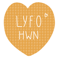 Darnau_bach love heart yellow support Sticker