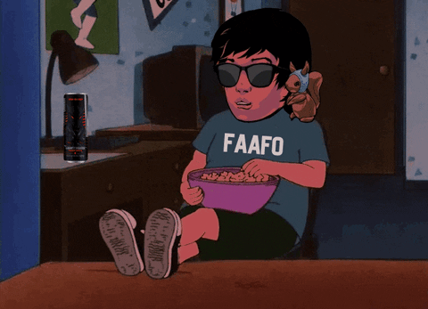 Snacks Popcorn GIF by LibertySquareHQ