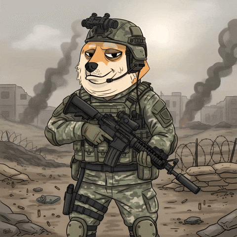 War Nft GIF by Doge Pound