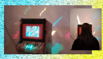 video games arcade GIF by GIFRIENDS