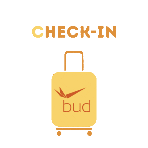 budapestairport utazas check-in budapestairport reptér Sticker