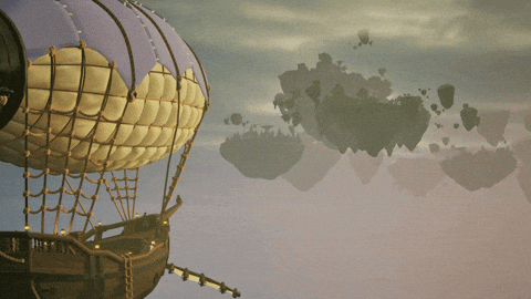 Travel Floating GIF by VestGames