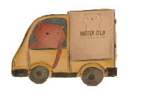 Bear Delivery Sticker by Mister O‘Lui