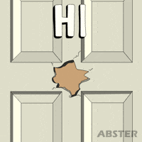 Pop Up Hello GIF by Abster