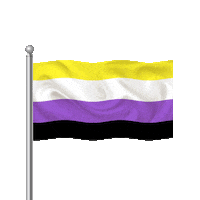 Rainbow Gay Sticker by David Rielly-MacLellan