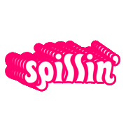 Spillin The Tea Sticker
