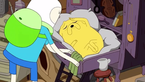 sick adventure time GIF