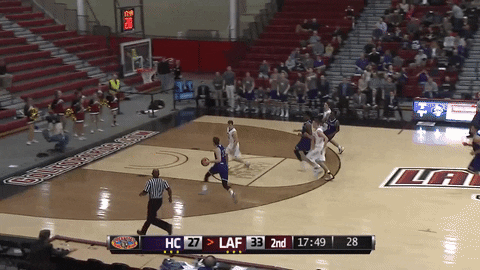 Mens Basketball Block GIF by Lafayette Leopards