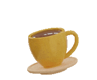 Bom Dia Cafe Sticker
