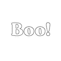 Happy Black And White Sticker