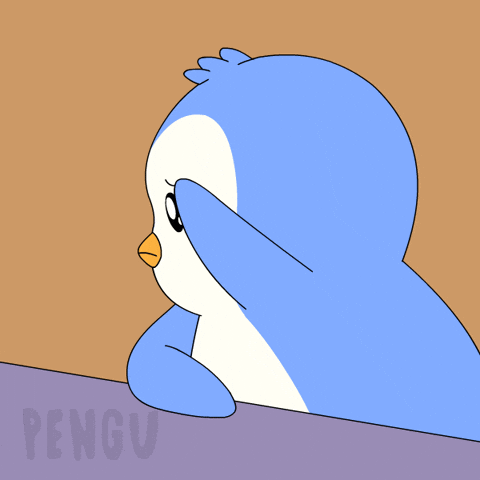 Sad Still Waiting GIF by Pudgy Penguins