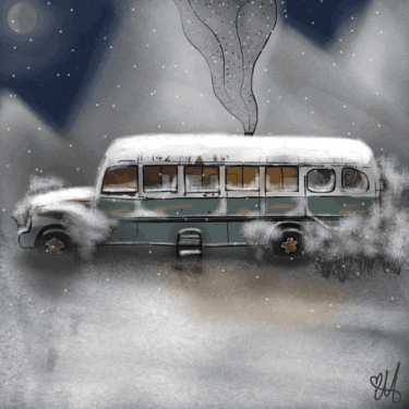 WinterFaye mood snow winter moon GIF
