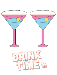Drink Drinktime Sticker by Little Jhoe