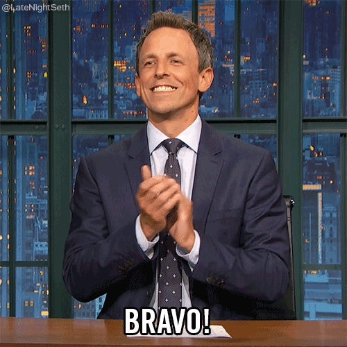 Seth Meyers Applause GIF by Late Night with Seth Meyers