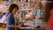 just kidding comedy GIF by Kim's Convenience