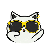 Happy Cat Sticker by 480Hz