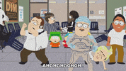 eric cartman fighting GIF by South Park 