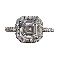 Asscher Sticker by Lauren B Jewelry