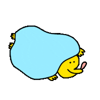 travel sleep Sticker by Jon Burgerman