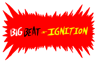 Big Beat Space Sticker by Big Beat Records