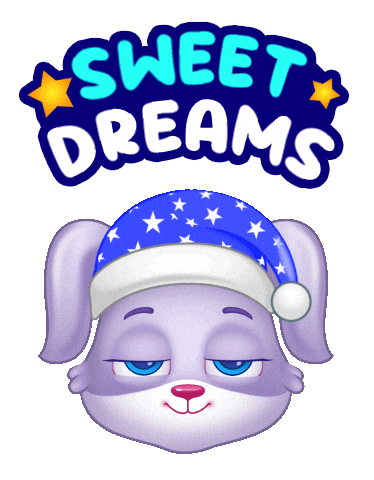 Good Night Sleeping Sticker by Lucas and Friends by RV AppStudios