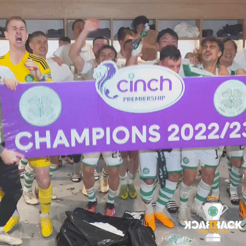 Hoops Champions GIF by Celtic Football Club