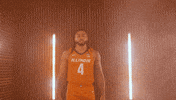 Ncaa Basketball GIF by Fighting Illini Athletics