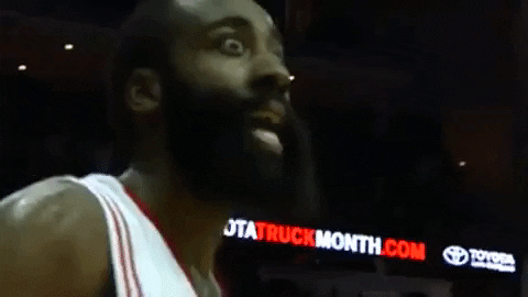 Excited Houston Rockets GIF by NBA