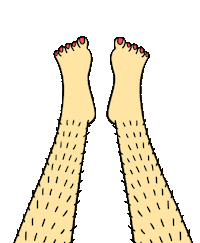 Hair Quarantine Sticker by Tiffany Cooper