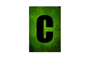 CTHROU c cthrou c throu letterc Sticker