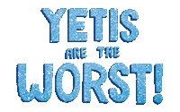 The Worst Snow Sticker by Simon Kids