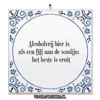 Humor Bier Sticker by Tegelspreuken.nl