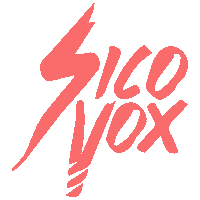 sicovox logo dj producer vox Sticker
