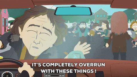 apocalypse invasion GIF by South Park 