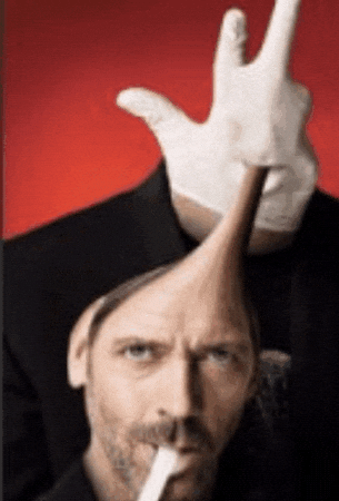 Dr House Brain GIF