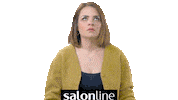 girl eye roll Sticker by Salon Line