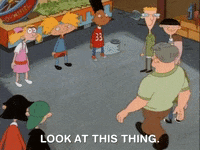 hey arnold nick splat GIF
