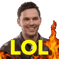Nicholas Hoult Lol Sticker by BuzzFeed