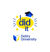 Commencement Sticker by DeVry University