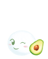 EVERSOFTMY rose avocado mochi aloevera Sticker