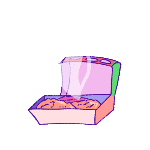 Snack Run Buns Sticker by Su.plex