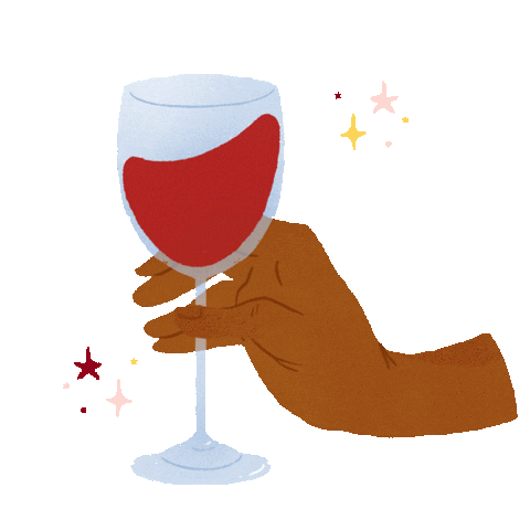 Red Wine Cheers Sticker by Kendall-Jackson