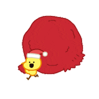 Merry Christmas Cute Dinosaur Sticker by DINOSALLY