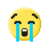 R74n sad crying cry tears Sticker