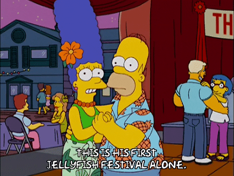 homer simpson luanne van houten GIF